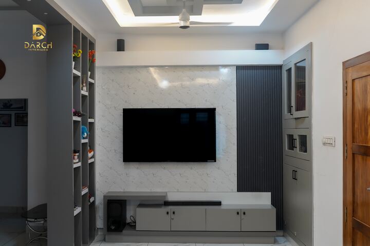 Darch TV unit and partition project 4