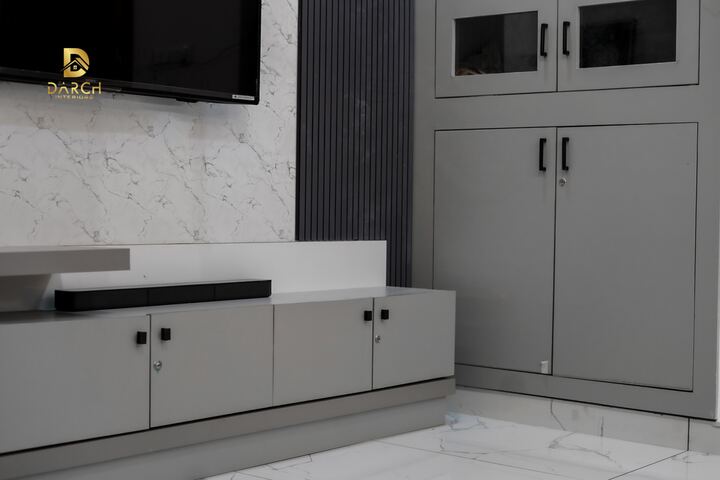 Darch TV unit and partition project 5