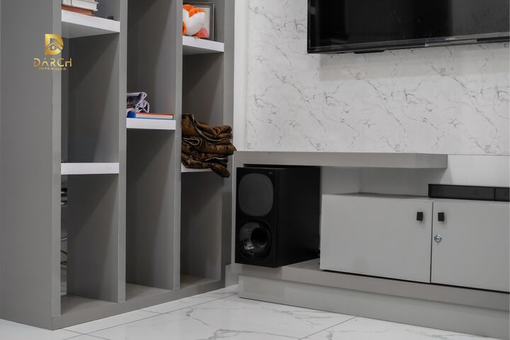 Darch TV unit and partition project 6